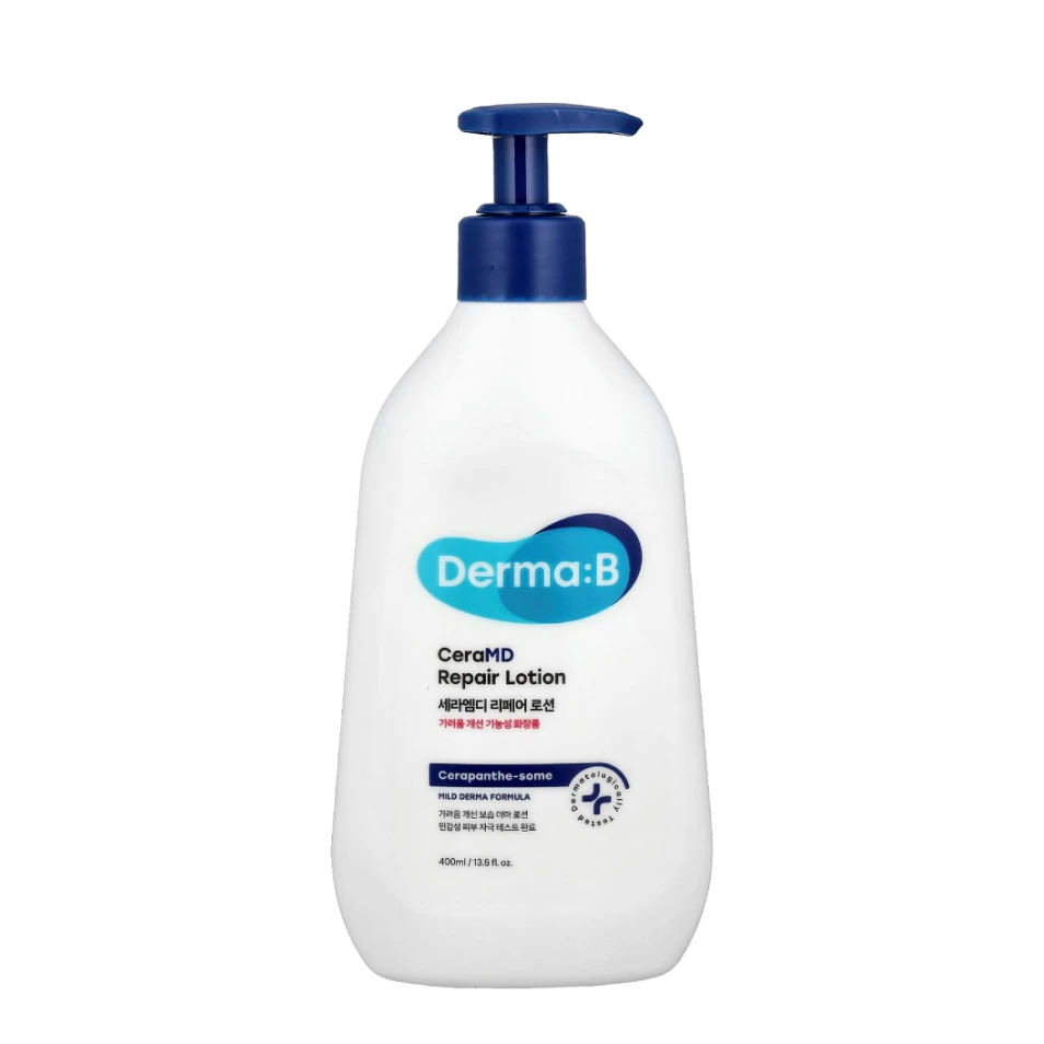 Derma:B Loțiune de corp hidratantă CeraMD, 400 ml