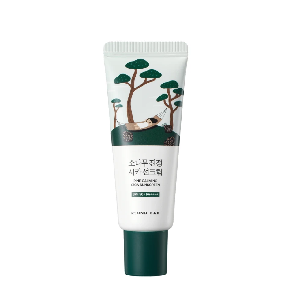 ROUND LAB Cremă cu protecție solară Pine Calming Cica, 40 ml