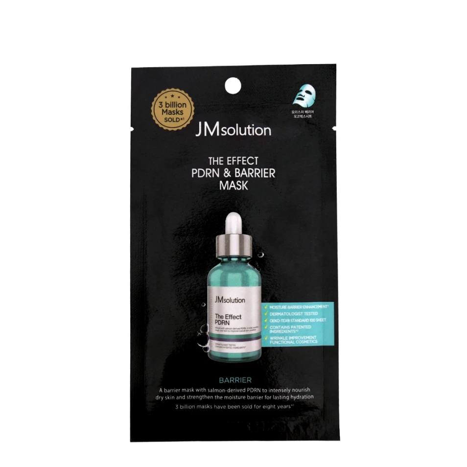 JMsolution Mască regeneratoare din țesătură the Effect PDRN and Barrier, 24 ml