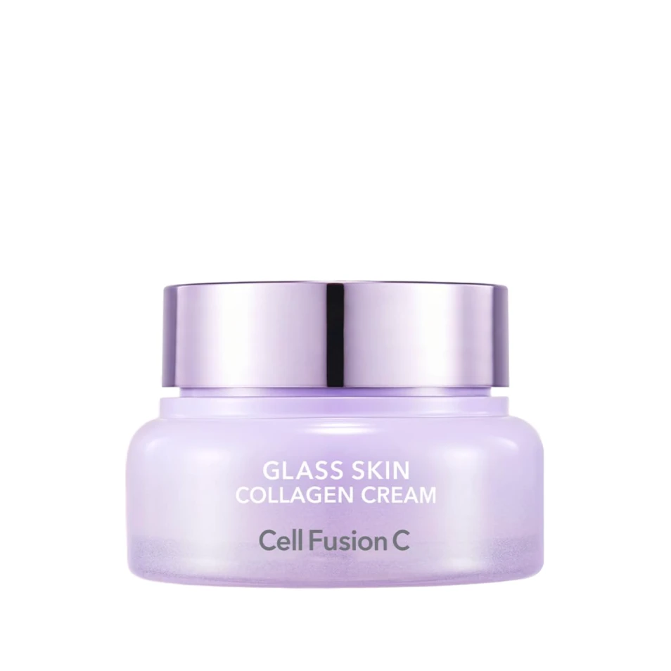 Cell Fusion C Cremă pentru strălucirea pielii Glass Skin Collagen, 55 ml