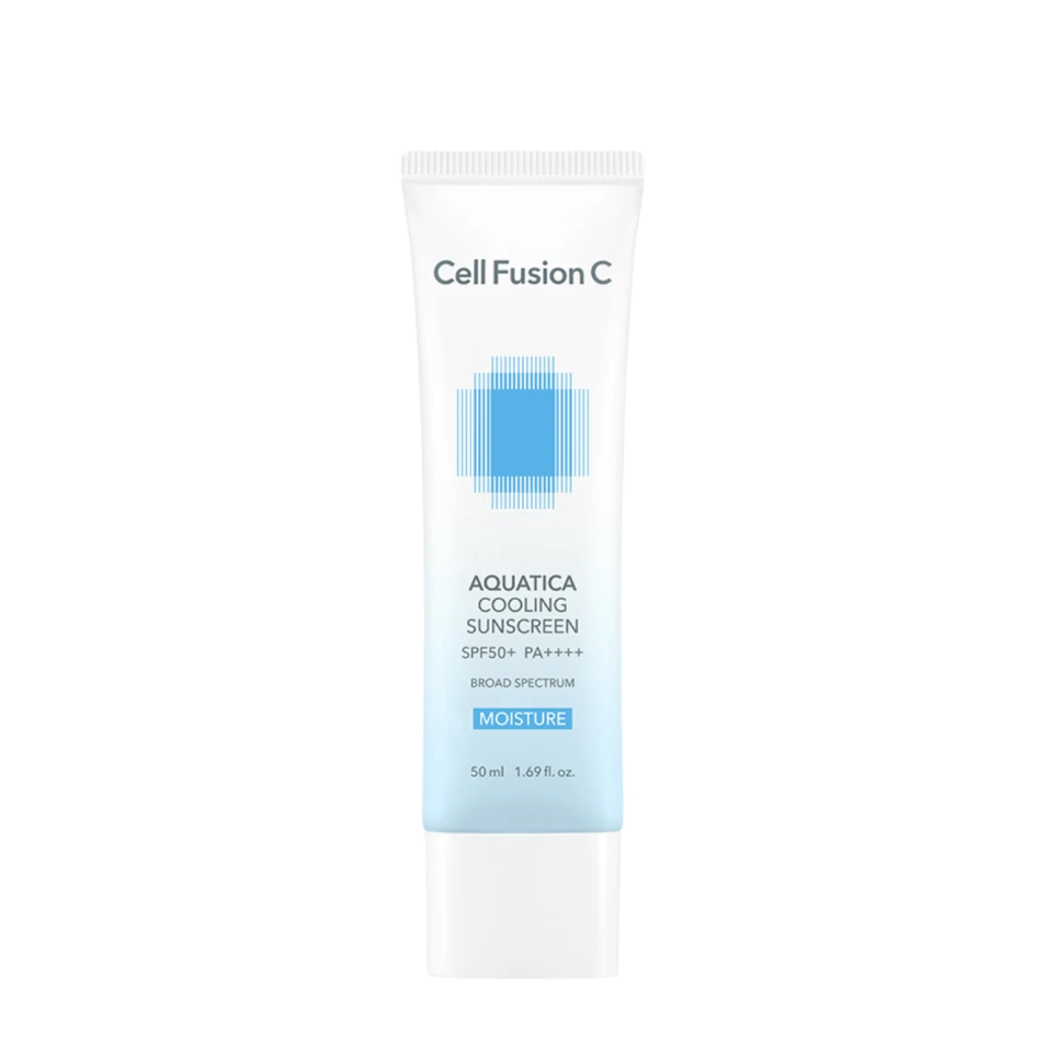 Cell Fusion C Cremă cu protecție solară Aquatica Cooling Sunscreen SPF50+ PA++++, 50 ml