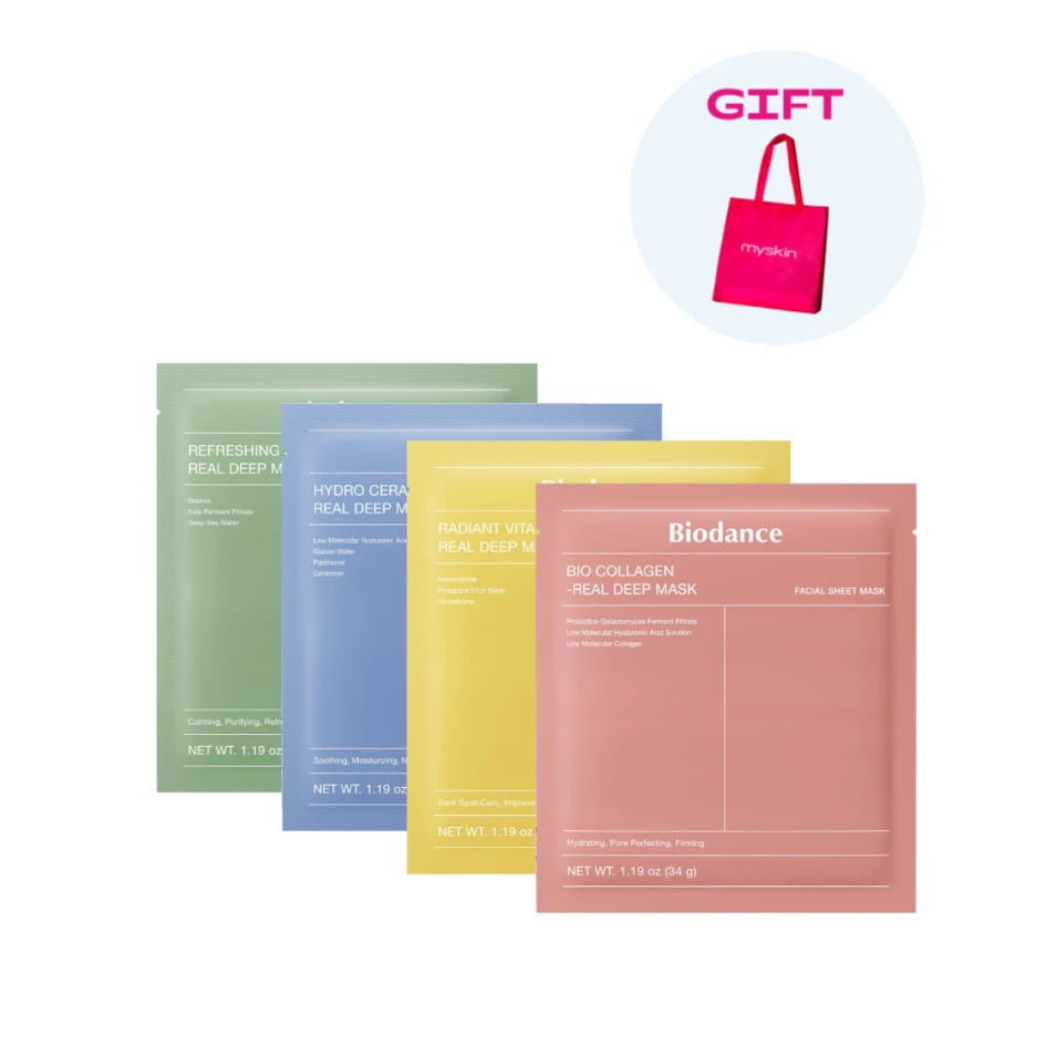 Biodance Набор гидрогелевых масок Discovery Mask Set, 4 шт					