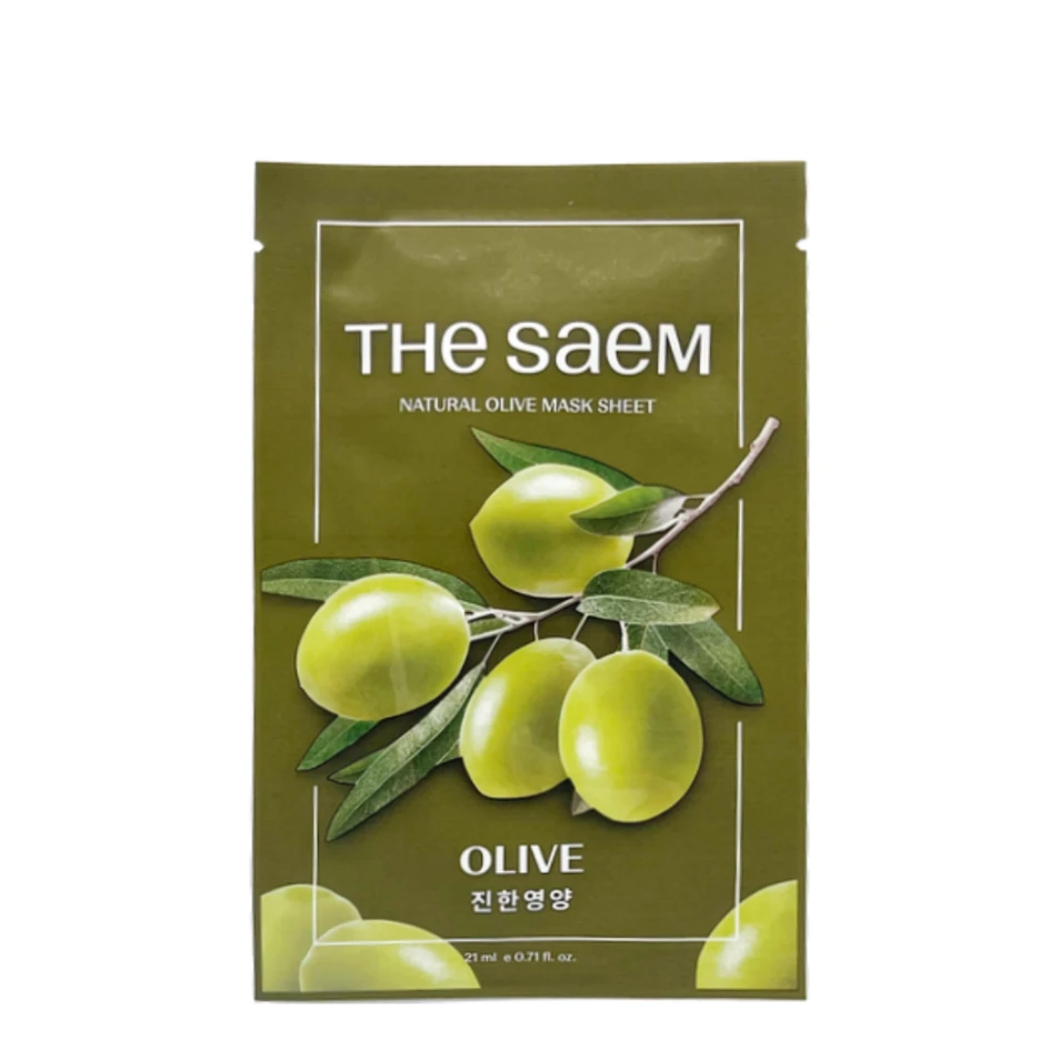 the SAEM Mască nutritivă din țesătură Natural Olive, 1 buc