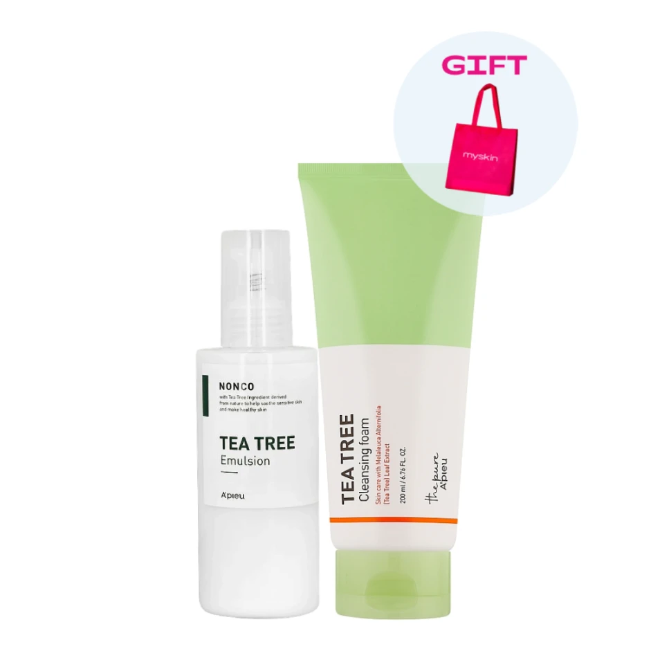 Apieu Set pentru pielea problematică Tea Tree Sebum Balance Set, 2 buc