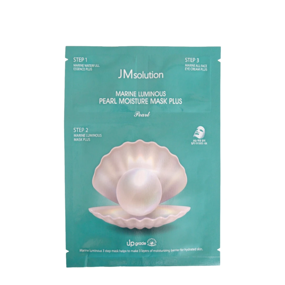 JMsolution Трёхшаговый увлажняющий набор Marine Luminous Pearl Moisture Mask Plus, 27 мл