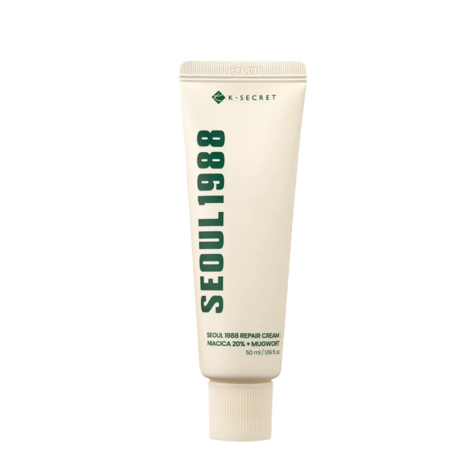 K-SECRET Cremă regeneratoare SEOUL 1988 Repair Cream Niacica 20% + Mugwort, 50 ml