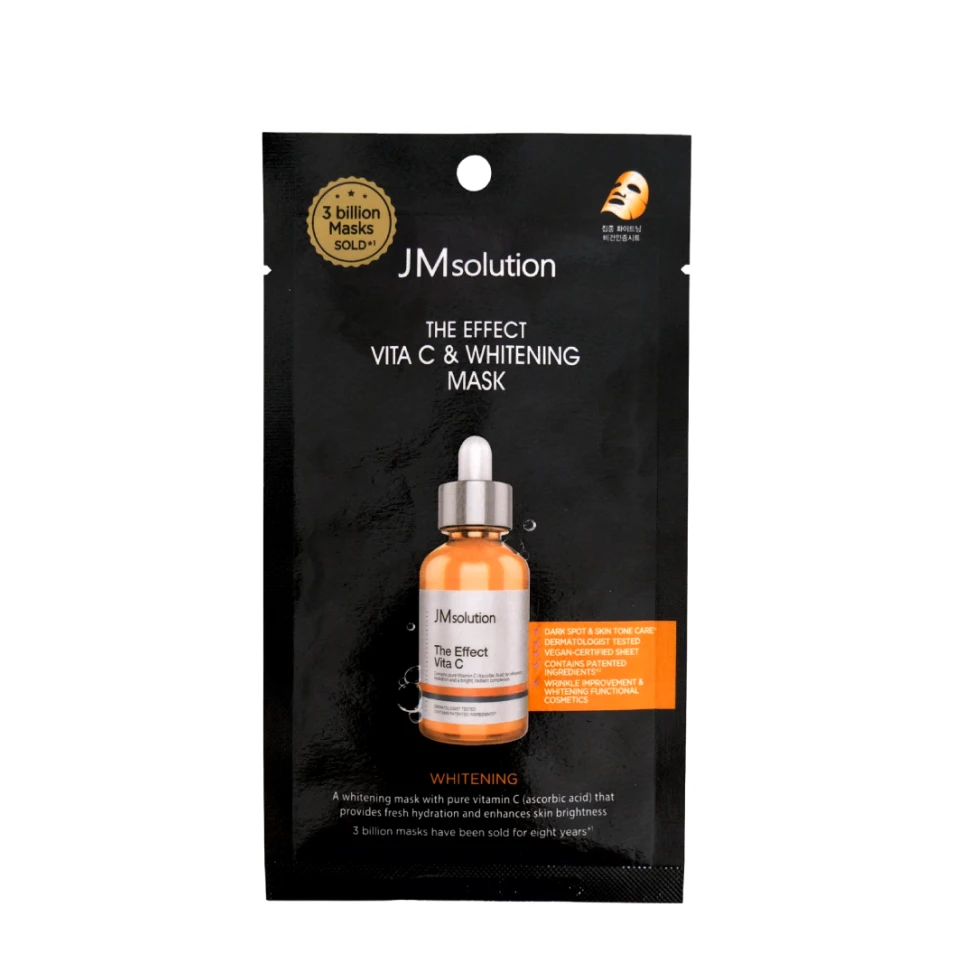 JMsolution Mască iluminatoare din țesătură the Effect Vita C and Whitening, 24 ml