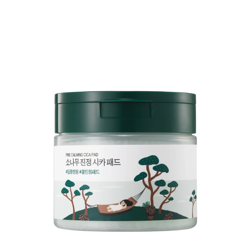 ROUND LAB Противовоспалительные пэды Pine Calming Cica Pad, 50 шт