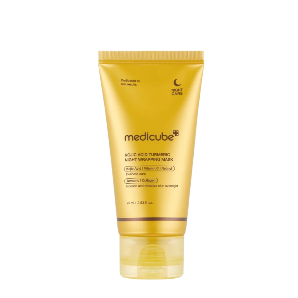 Medicube Mască-peliculă de noapte Kojic Acid Turmeric 2.0, 75 ml