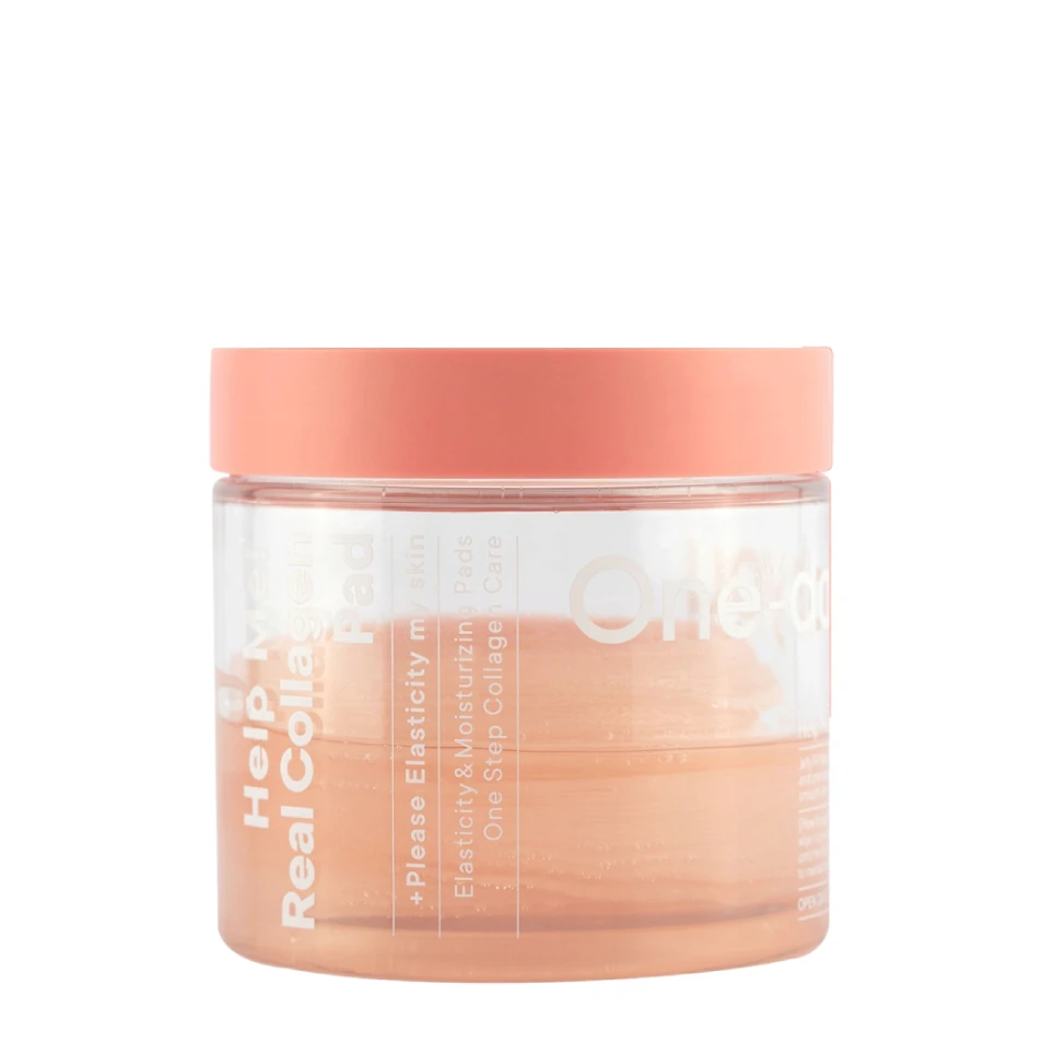 One-days you Discuri-toner hidratante Help Me Real Collagen Pad, 60 buc
