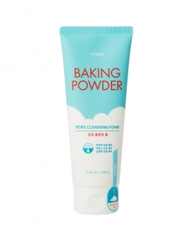 Etude House Spumă de curățare profundă în 3 direcții pentru față Baking Powder Pore Cleansing Foam, 160 ml