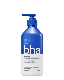 Derma and More Șampon pentru păr și scalp BHA, 600 ml