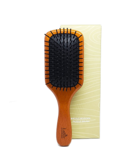Lador Perie medie din lemn Middle Wooden Paddle Brush, 68X40X201