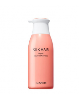 the SAEM Восстанавливающий шампунь для объёма волос Silk Hair Repair Volume Shampoo, 400 мл