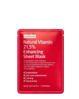 By Wishtrend Mască din țesătură Natural Vitamin 21,5%, 1 шт