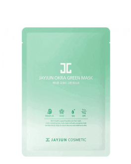 JayJun Восстанавливающая тканевая маска Okra Green, 1 шт