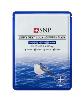 SNP Увлажняющая тканевая маска с экстрактом ласточкиного гнезда Bird's Nest Aqua Ampoule Mask, 1 шт