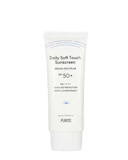 PURITO Cremă pentru protecție solară Daily Soft Touch SPF50 PA++++, 60 ml