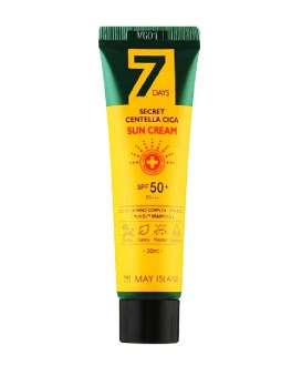 May Island Crema solara pentru fata 7 Days Secret Centella Cica SPF 50+, 30 ml