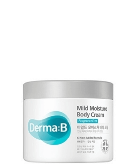 Derma:B Cremă de corp fără parfum Mild Moisture Body Cream, 430 ml