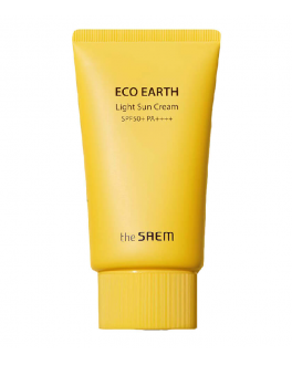 the SAEM Легкий солнцезащитный крем Eco Earth Light Sun Cream SPF50+ PA++++, 50 г