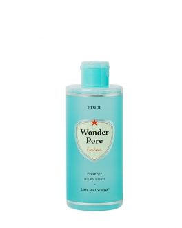 Etude House Toner revigorant pentru îngustarea porilor dilatați Wonder Pore Freshner, 250 ml