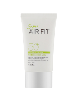 Apieu Cremă cu protecție solară Super Air Fit Mild Sunscreen SPF50+ PA+++ Daily, 50 ml