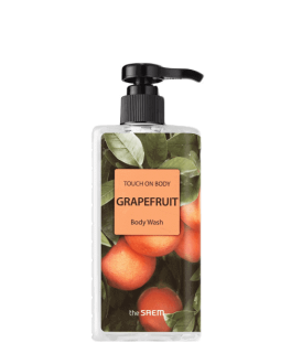 the SAEM Gel de duș hidratant Touch On Body Grapefruit Body Wash, 300 ml