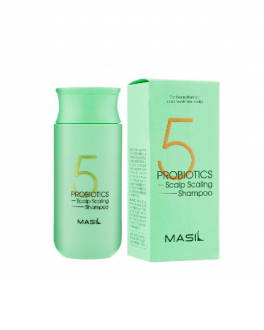 Masil Глубокоочищающий шампунь с пробиотиками 5 Probiotics Scalp Scaling Shampoo, 150 мл