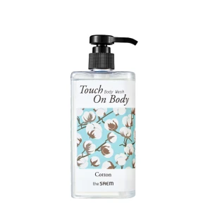 the SAEM Gel de duș hidratant Touch On Body Cotton, 300 ml
