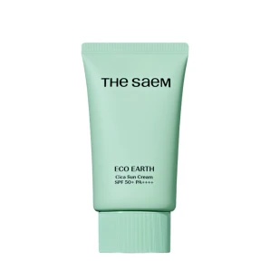 the SAEM Солнцезащитный крем для чувствительной кожи Eco Earth Cica SPF 50+ PA++++, 50 мл