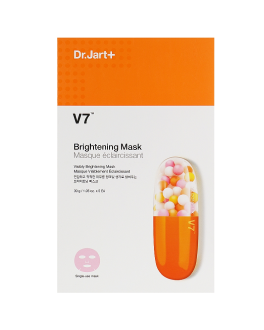 Dr Jart+ Mască din țesătură iluminatoare cu complex de vitamine pentru față V7 Brightening Mask, 1 buc