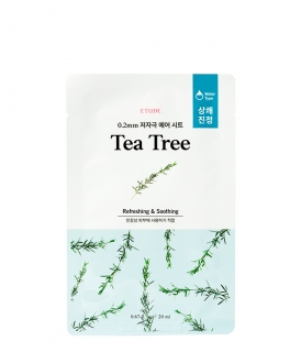 Etude House Mască din țesătură cu extract de arbore de ceai pentru față Therapy Air Mask Tea Tree, 1 buc