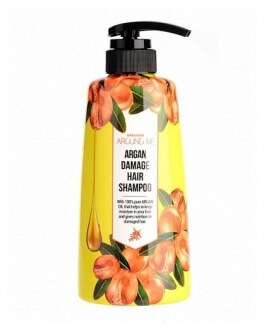Welcos Шампунь для поврежденных волос с аргановым маслом Shampoo Around Me Argan, 500 ml