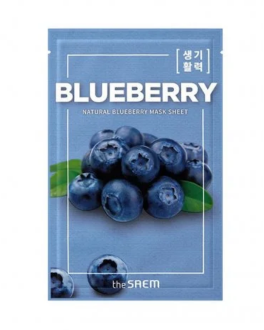 the SAEM Mască din țesătură Natural Blueberry, 1 buc
