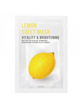 Eunyul Mască din țesătură cu extract de lămâie Purity Lemon Sheet Mask, 1 buc