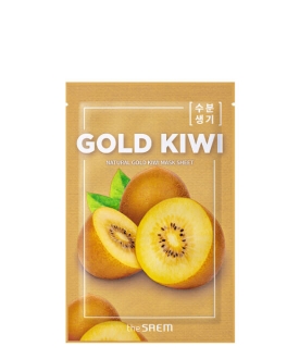 the SAEM Mască din țesătură pentru față Natural Gold Kiwi, 1 buc