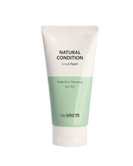 the SAEM Spumă- scrub pentru curățarea feței Natural Condition Cleansing Scrub Deep Pore Cleansing, 150 ml