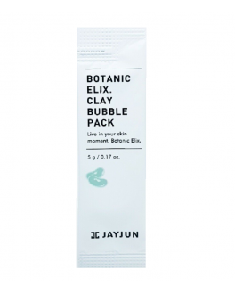 JayJun Питательная маска для лица Botanic Elix Clay Bubble Pack, 1pcs