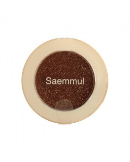 the SAEM Тени для век мерцающие Saemmul Single Shadow BR14 TMI Brown