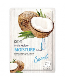 SNP Mască din tesatură cu extract de nucă de cocos Fruits Gelato Moisture Mask