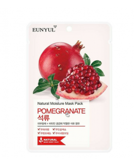 Eunyul Тканевая маска для лица с экстрактом граната Natural Moisture Mask Pack Pomegranate