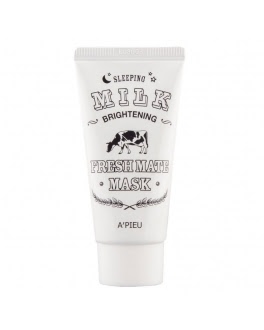 A'pieu Ночная маска с молочными протеинами для сияния кожи лица Fresh Mate Milk Mask, 50ml