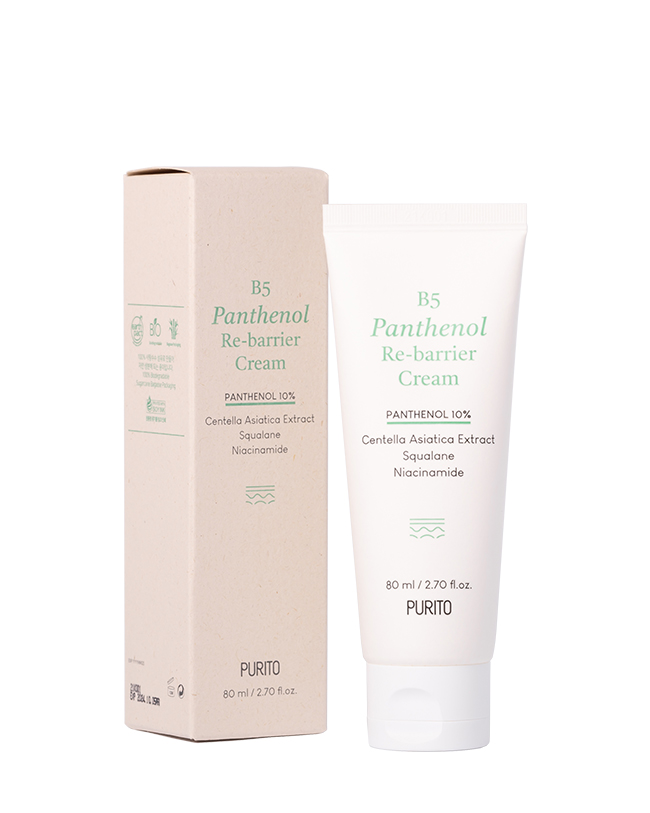 Purito Crema regeneranta pentru fata B5 Panthenol Re-barrier Cream, 80 ml