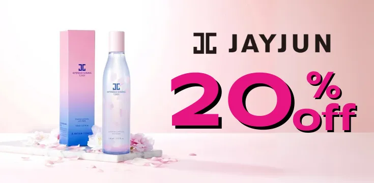 20% скидка на бренд Jayjun