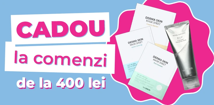 Cadouri pentru comenzile de la 400 lei