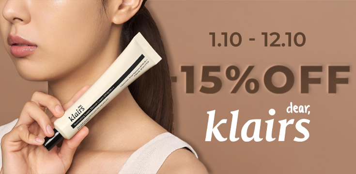 -15% на бренд dear, klairs