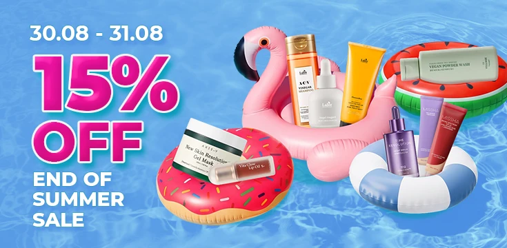 END OF SUMMER SALE -15%