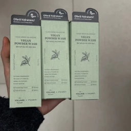 Village 11 Factory x My skin Pudră enzimatică pentru față Vegan Clear Green Tea, 60 gr